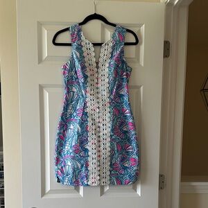 Lilly Pulitzer for Target Blue and Pink Mini Dress